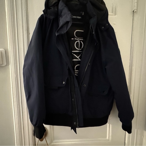 Calvin Klein Men's Dark Blue Heavy Jacket - Picture 1 of 6